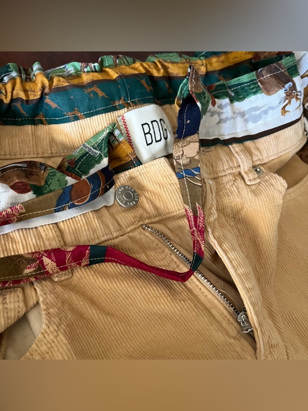 Mountain Girl deer heart gold band quilt patchwork pants Phish tour heady PLUR - Picture 12 of 12